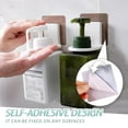 thumbnail image 3 of Hxlamzoo Self-Adhesive Shower Organizer Wall Mount - No Tools Bathroom Shelf for Shampoo, Soap & Bottles, Water-Resistant Adhesive Strips, Durable PU Material, 3 of 7