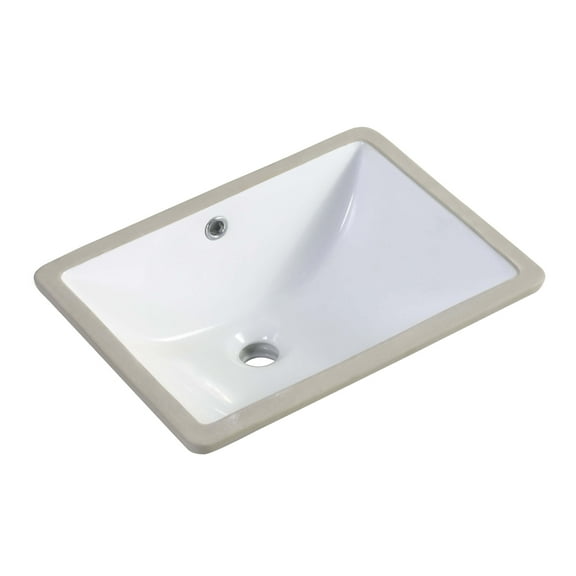 Fine Fixtures Undermount Vessel Bathroom Sink - 16" x 12"
