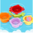 thumbnail image 3 of Juguetes apilables para el baño para niños, tazas y vasos para contar, juguete para aprender a contar, torre educativa para bebés, 3 of 8