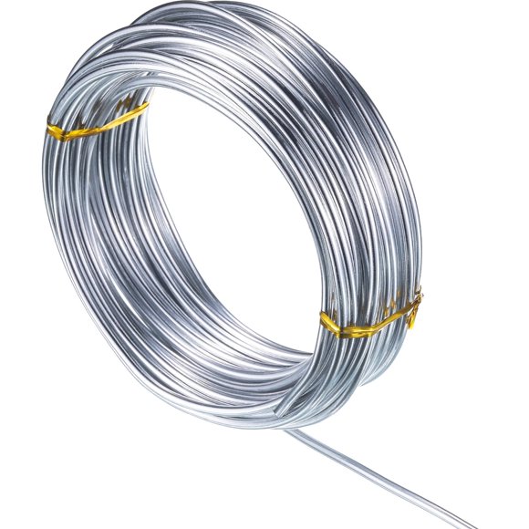 Craft Wire TecUnite de aluminio, 10 m x 3 mm, para esculpir joyas