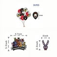 thumbnail image 3 of Birthday Party Supplies For Five Nights at Freddy's Includes Banner, Cake Topper, 24 Cupcake Toppers - 24 Balloons and Backdrop, 3 of 3