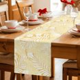 thumbnail image 5 of Table Runners 120 Inches Long Dress Scarves, Yellow Palm Tree Farmhouse Coffee/Dining/Kitchen Table Decor Table Runner for Living Room, Summer Tropical Plants Leaves Vintage Flowers 13x120 Inch, 5 of 9