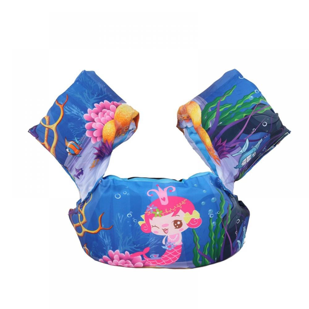 Details about   Mermaid Children Kids Inflatable Swimming Aid Buoyancy Float Vest Arm Bands 