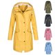 thumbnail image 4 of Women Rain Outdoor Plus Waterproof Hooded Jacket Raincoat Mountaineering Coat, 4 of 8