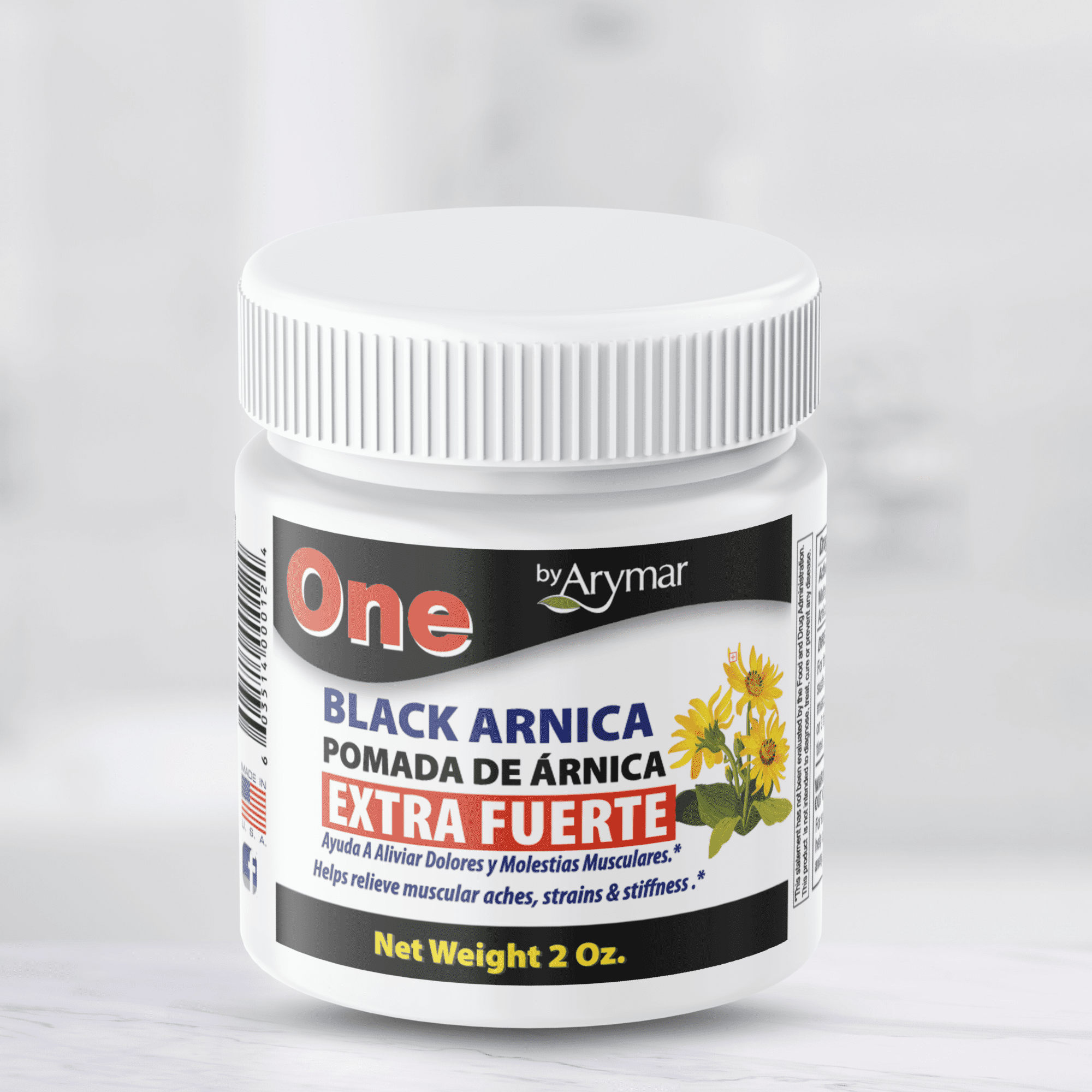Arymar Arnica Salve Ointment, Pain Relieving Rub - 2 oz