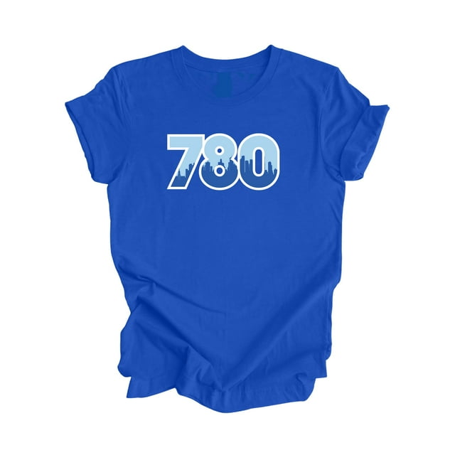 780 Edmonton Alberta Canada Code Régional Skyline de la Ville Cadeau - T-Shirt Unisexe - Inspired X