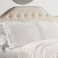 thumbnail image 5 of Ruffle Skirt Bedspread Set - 3-Piece Luxurious Farmhouse Bedding - Elegant Ruffle Detail - Timeless Style - Soft Lightweight Sheets - Full, Blush, 5 of 6