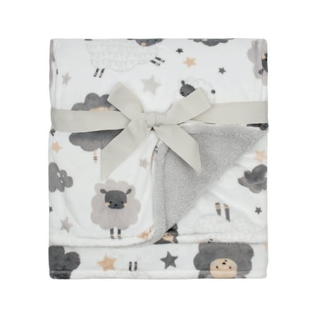 Parents Choice Baby Boy or Girl Unisex Premium Ultra Soft Plush Sheep Blanket
