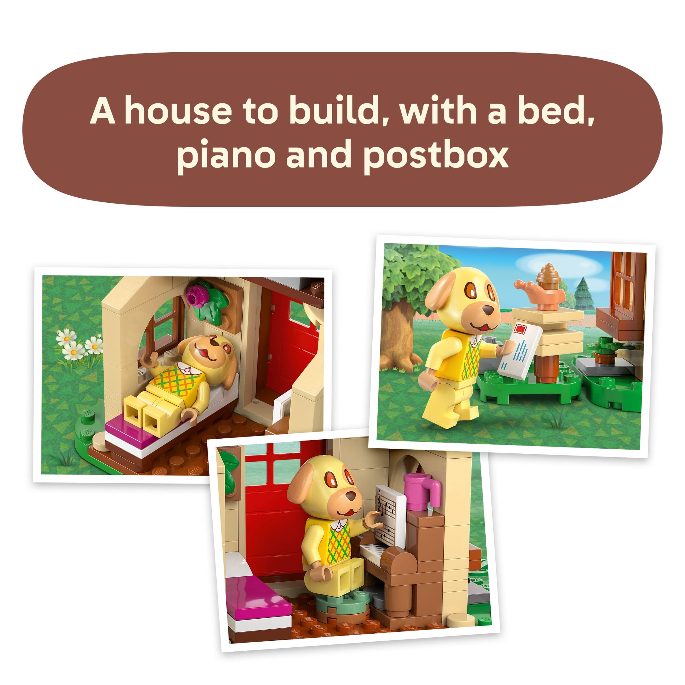 LEGO, Animal Crossing Goldie‚Äôs Cozy House, 77058, Building