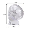 thumbnail image 1 of Ventilador Con Clip De Escritorio, Ventilador De Luz Nocturna Led Silencioso Recargable Portátil Para El Hogar, Oficina, Cochecito De Bebé, Coche, Portátil, Estudio, Gimnasio, Camping Moyic HA023172-00, 1 of 7