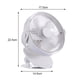 thumbnail image 1 of Ventilador Con Clip De Escritorio, Ventilador De Luz Nocturna Led Silencioso Recargable Portátil Para El Hogar, Oficina, Cochecito De Bebé, Coche, Portátil, Estudio, Gimnasio, Camping Speravity HA023172-00, 1 of 7