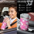 thumbnail image 5 of Modern 30oz Handheld Travel Tumbler with Handle – Double Wall Stainless Steel Insulated Cup, Flip Straw Lid, Leak-Proof & BPA-Free for Hot and Cold Drinks – Durable Coffee & Juice Mug White, 5 of 7