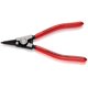 thumbnail image 1 of KNIPEX 46 11 G1 Pinza para anillos de retención Para anillos de agarre en ejes recubierto de plástico acabado pavonado 140 mm, 1 of 4
