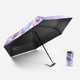thumbnail image 5 of Paraguas pequeño para hombre y mujer, paraguas de bolsillo con protección solar para mochileros. Violeta claro, 5 of 8