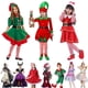 thumbnail image 2 of Disfraz de cosplay de Navidad para bebés y niños, vestidos de dulces de Papá Noel con sombrero, ropa de Año Nuevo para niños, regalos de fiesta de navidad, 2 of 4