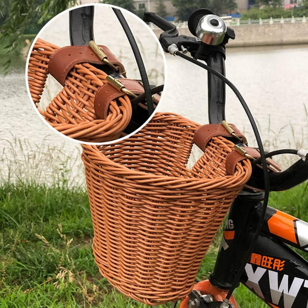 Details about   Girls Bike Front Basket Outdoor Children Lovely Knitted Bowknot Bicycle Basket 