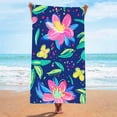 thumbnail image 1 of Camisones sin mangas con estampado de verano para mujer, batas de baño, toallas de playa, batas de poliéster, 1 of 4