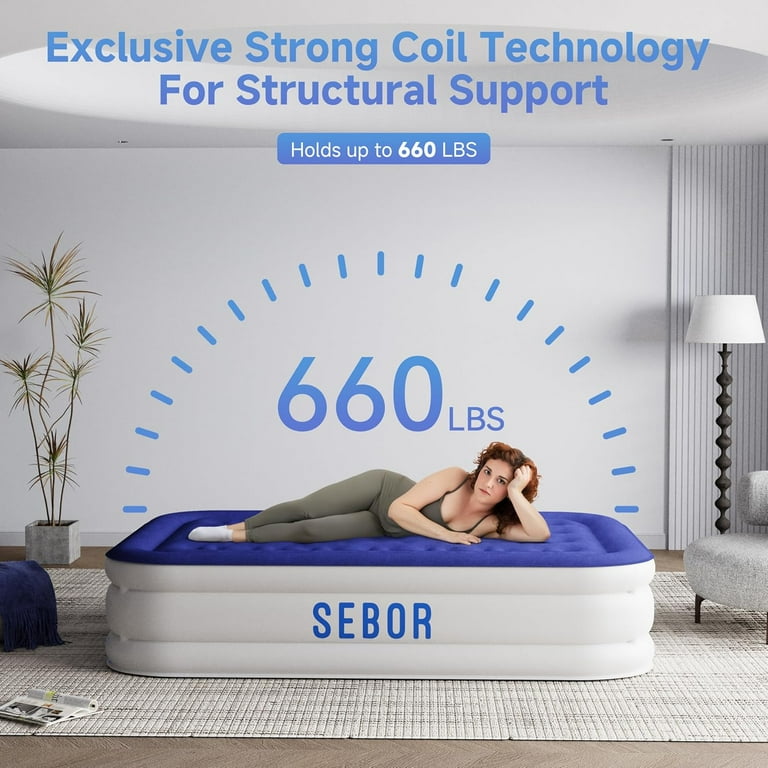 Single Air Mattress Best Air Mattress YOMIFUN With Built In Pump