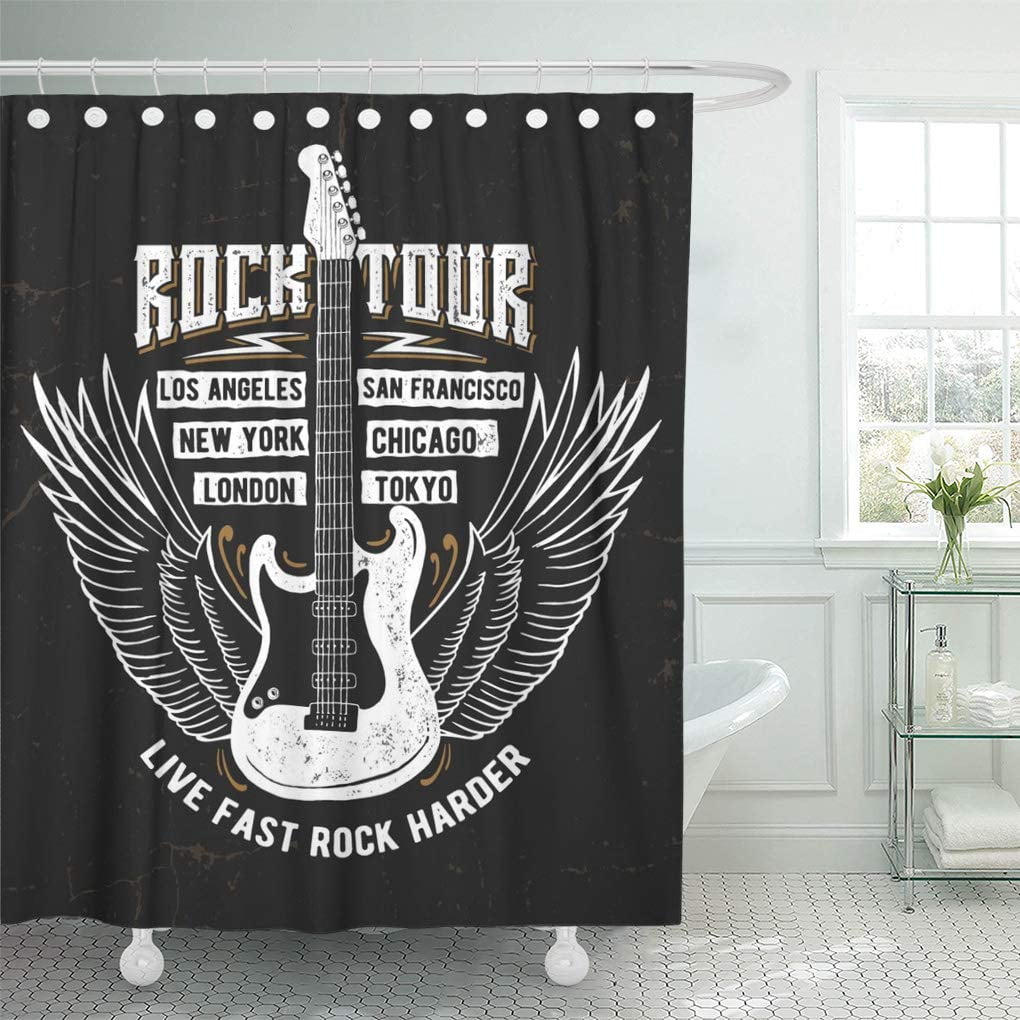 SUTTOM Vintage Rock Festival and Roll Sign Slogan Band Heavy Shower