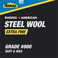 thumbnail image 3 of Homax Rhodes American Steel Wool Extra Fine, Grade 000, 12 Pads, 3 of 6