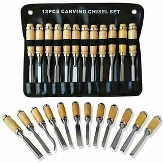 Willstar 10pcs Wood Chisel Set Wood Carving Chisel Set Wood Carving Hand Chisel Knife Kit,Wood Carving Tools,Wood Carving Knifes Carpenter Beginners