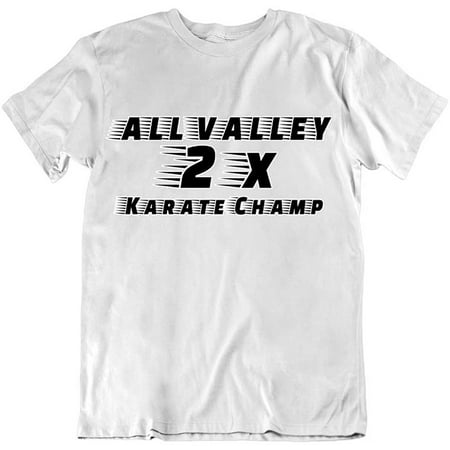 Image of All Valley Karate Champ Classic TV Movies Fashion Novelty Cotton T-Shirt White