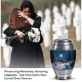 thumbnail image 4 of Yatskia Moonlit Deer Small Urns For Human Ashes Keepsake, Cremation Urns For Human Ashes Male & Female, (Monar 3 Inch, Pack of 1), 4 of 8