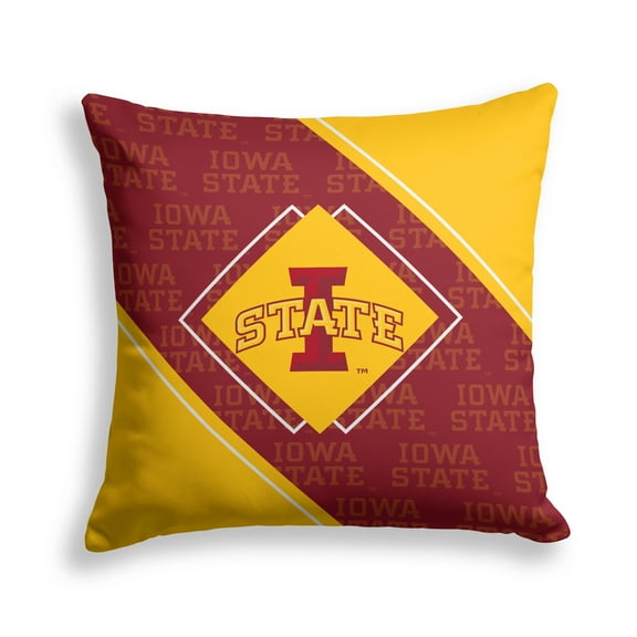 Pegasus Iowa State Cyclones 18" x 18" Diamond Boxed Decor Pillow