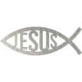 thumbnail image 3 of Jesus Fish - Metal Wall Art, 3 of 5