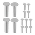 thumbnail image 2 of Shisuyan 14 Pairs Knife Handle Rivets: Knife Handle Bolt Rivets DIY Cutlery Repair Stainless Steel Pins Fasteners for Household Kitchen Chopping Cutters, 2 of 9