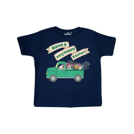 

Inktastic Have a Very Hoppy Easter Green Bunny Truck Gift Toddler Boy or Toddler Girl T-Shirt