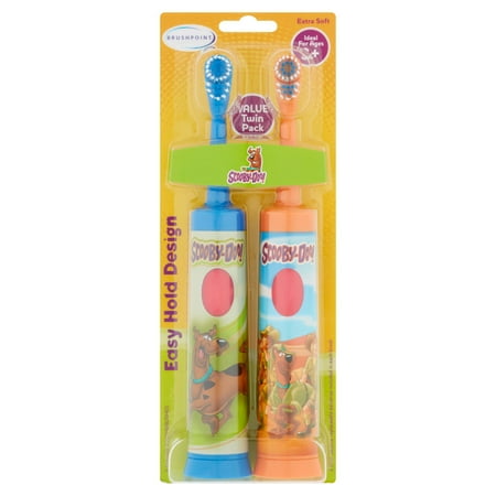 Brushpoint Scooby-Doo! Battery-Powered Toothbrush, 2 count