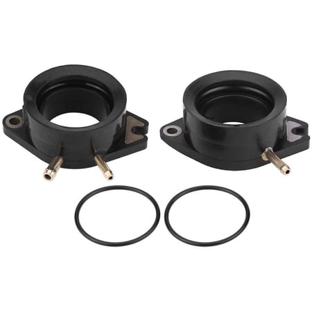 Caltric Carburetor Intake Boot Joint Set For Yamaha Virago 750 XV750 (1981-1983) & XV920R Seca