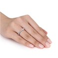 thumbnail image 3 of 1.00 Carat (ctw) Lab-Created White Sapphire Stackable Ring In Sterling Silver, 3 of 5