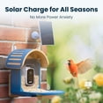 thumbnail image 4 of Comedero inteligente para aves WLNYUGS con cámara solar AI 2.5K UHD, 4 of 8