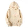 thumbnail image 1 of Mickey Mouse Line Pop Unisex Hoodie Cartoon Fashion Couple Oversized Sweatshirt Tops Spring Autumn Pullover, 1 of 7