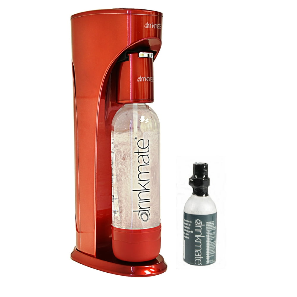 Drinkmate Sparkling Water and Soda Maker Kit, Carbonates ANY Drink, with 3 oz Test Cylinder