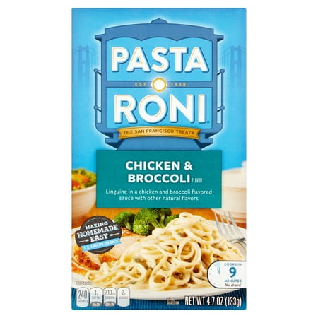 (8 Pack) Pasta Roni Chicken & Broccoli Linguine, 4.7 oz