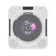 thumbnail image 4 of YHS-08C Portable CD Player Wall Mountable CD Music Player Bluetooth Remote Control HiFi Speaker with USB 3.5mm LED Screen, 4 of 9
