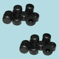 thumbnail image 2 of Renovators Supply Rubber Door Stopper Tip 5/8" Black Premium Rubber Door Stopper Tips 10 Replacement Caps, 2 of 6