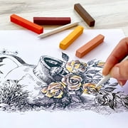 ArtSkills Charcoal Pencil Sketching and Drawing Set, 39 Piece Learn to Draw Art Kit for Kids, Teens, Adults