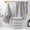 Gray, variant on Gallickan Solid Color Cotton Towel, 1pc, 35x78cm, White, Highly Absorbent Adult Face Washcloth, Quick Dry