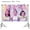Background Fabric 1*1.5M, variant on New Cartoon Anime KPOP Girl Group Theme Birthday Party Supplies, Including Tablecloth, Balloons, Banners, Cake Toppers, and Horn Box Sets, Suitable for Parties and Gatherings