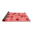 thumbnail image 2 of Ahgly Company Indoor Square Abstract Red Contemporary Area Rugs, 4' Square, 2 of 4