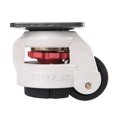 thumbnail image 4 of 4pcs 2 Roulette de Nivellement Rétractable Machine Industrielle Roulette Pivotante Lourde Capacité de 551lbs, 4 of 8