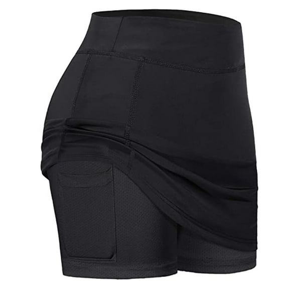 RYDCOT Women's Tennis Skirts Shorts Elastic Sports Golf Pockets Skorts