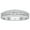 White 3mm, variant on 3.5mm Eternity Wedding Bands for Women Vintage Sterling Silver CZ Stackable Ring Size 8