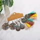 thumbnail image 3 of Pendientes colgantes/redondos étnicos bohemios para mujer, moda vintage, HQEF-0715, 3 of 3