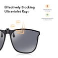 thumbnail image 7 of TELOLY 3 Pairs of Polarized Clip On Sunglasses Rimless AntiGlare Sunglasses Unisex Sunglasses, 7 of 7
