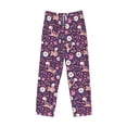 thumbnail image 4 of Goofa Cute Squirrel Floral Printed Soft Pajama Pants for Men, Wide Leg Comfy Casual Lounge Yoga Pants-XX-Large, 4 of 9